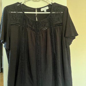 New Directions top size Petite XL black